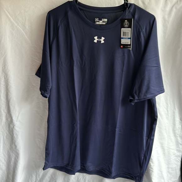 Men’s Under Armour Locker Short Sleeve Heat Gear Tee - Picture 4 of 7